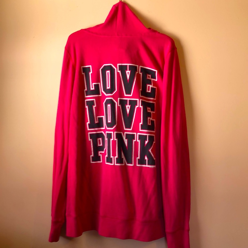 PINK Zip Up Hoodie